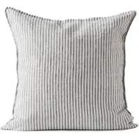 Tell Me More - Tyynynpäällinen pellava 50x50 cm Grey/White