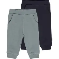 Minymo Sweat Pants (2-Pack) - Blue - 68