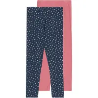 Minymo Leggingsit kyyhkynsininen / roosa / valkoinen