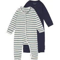 Minymo Jumpsuit Ls (2-Pack) - Multi/patterned - 86