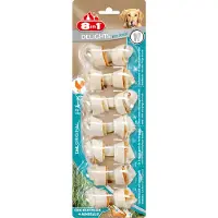 8In1 - säästöpakkaus XS: 2 x 252 g (42 kpl) Delights Pro Dental -puruluut kanatäytteellä