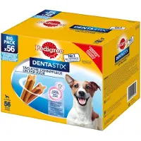 Pedigree 168 kpl Dentastix x 112 + Dentastix Fresh x 56 - pienille koirille (5–10 kg) säästöpakkaus!