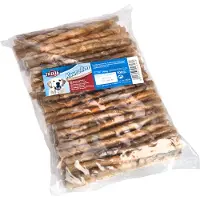 Trixie 1kg purukierteet (naudannahka) 12,5cm 2x100kpl zooplus Exclusive