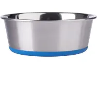 Zooplus Exclusive 2x1,9l Premium-teräskuppi Säästösetti: , Ø 21 cm koiralle