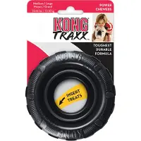 Kong Extreme Tire - Kestävä rengaslelu, M/L