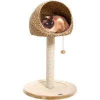 Karlie Banan Leaf -raapimispuu Little Hole beige