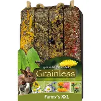 Jr Farm - Grainless Farmys XXL Green 4-pack - Pieneläimet - Pieneläinten herkut ja jyrsintätikut - Siementangot ja raksut