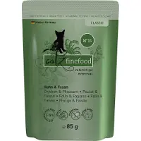 Catz Finefood 8x85g kana & fasaani kissan märkäruoka
