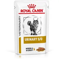 Royal Canin 24x85g Feline Urinary S/O paloja kastikkeessa Veterinary Diet Kissanruoka