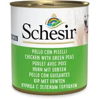 Schesir 6x285g kana & herne -koiranruoka