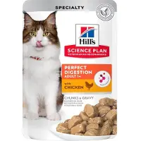 Hill's Pet Nutrition 48 x 85 g Adult Perfect Digestion kana kissan märkäruoka