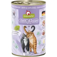 Granatapet 24x400g DeliCatessen ankka & siipikarja kissan märkäruoka