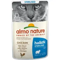 Almo nature 70g Sterilised 24 x kana Holistic kissan märkäruoka