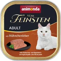 Animonda Vom Feinsten 32x100g kananmaksa kissan märkäruoka