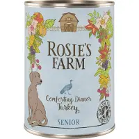 Rosie's Farm -säästöpakkaus 24 x 400 g - Senior: kalkkuna