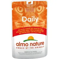 Almo Nature 24x70g Pouch kanasekoitus Daily Menu Kissanruoka