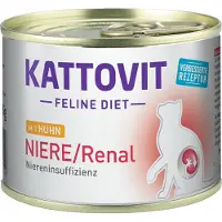 Kattovit 185g Renal purkeissa 12 x kana kissan märkäruoka