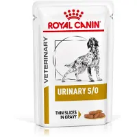 Royal Canin Veterinary Diets Dog - Urinary S/O Wet Chunks in Gravy Märkäruoka koirille 12 x 100 g - Koirat - Koiranruoka - Eläinlääkärin märkäruoka koiralle