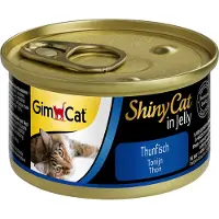 GimCat 12x70g Shiny Jelly tonnikala Kissanruoka