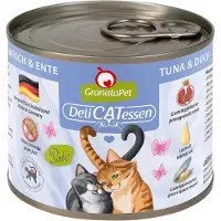 Granatapet 24x200g DeliCatessen tonnikala & ankka kissan märkäruoka