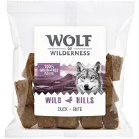 Wolf of Wilderness 3x180g Wild Bites Wild Hills ankka koiralle