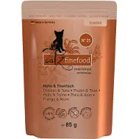 Catz Finefood 16x85g Pouch kana & tonnikala Kissanruoka