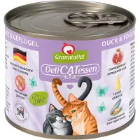 Granatapet 24x200g DeliCatessen ankka & siipikarja kissan märkäruoka