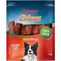 Rocco 4x250g Chings Originals kuivattu ankanrinta koiralle