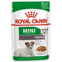 Royal Canin Mini Ageing in Gravy, Koiran märkäruoka, Senior, 12 x 85 g