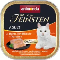 Animonda Vom Feinsten 32x100g Adult herkkutäytteellä kissan märkäruoka