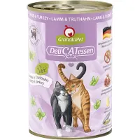 Granatapet 6x400g DeliCatessen lammas & kalkkuna kissan märkäruoka