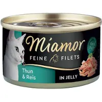 Miamor 24x100g Fine Filets vaalea tonnikala & riisi Kissanruoka