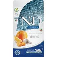 N&D Ocean Dog N&D Ocean Herring, Pumpkin & Orange, Kissan kuivaruoka, Adult, 1,5 kg