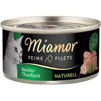 Miamor 24x80g Fine Filets Naturelle Boniitti tonnikala Kissanruoka