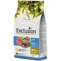 Exclusion Mono Protein Mediterraneo kuivaruoka keskikokoisille koirille tonnikalalla, M, 12 kg