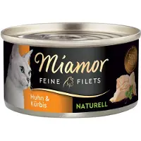 Miamor 24x80g Fine Filets Naturelle kana & kurpitsa Kissanruoka