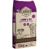 Carrier 2 x 15 kg karitsa & riisi koiran kuivaruoka