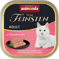 Animonda Vom Feinsten 32x100g kalkkunansydän kissan märkäruoka