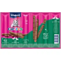 Vitakraft 6g Cat Stick Mini 60 kpl á ankka & kani kissalle