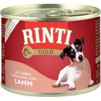 Rinti | Gold | Märkäruoka koiralle - 185 g purkki - Lammas 185 g