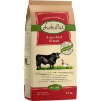 Lukullus 1,5kg Angus-Beef & Duck kylmäpuristettu koiranruoka
