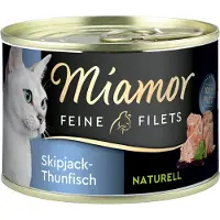 Miamor 6x156g Fine Filets Naturelle Skipjack tonnikala Kissanruoka