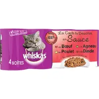 Whiskas 24x400g La Carte From Butcher in Sauce -kissanruoka