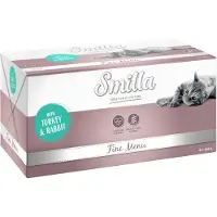 Smilla 8x100g Fine Menu kalkkuna & kani kissan märkäruoka