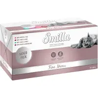 Smilla 8x100g Fine Menu mix (4 makua) kissan märkäruoka