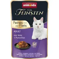Animonda Vom Feinsten 18x85g Adult peura + kalkkunafilee -kissanruoka