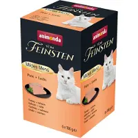 Animonda Vom Feinsten 36 x 100g kalkkuna + lohi Mild Menu Adult kissanruoka