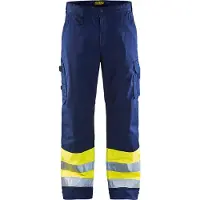 Blakläder Highvis Housut - Mariininsininen/Huomio Keltainen - C46