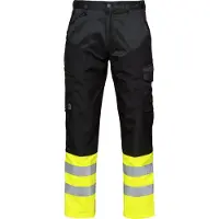 Projob 6507 Housut En Iso 20471 Luokka 1 - Yellow/Black - D96
