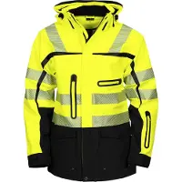 Projob 6417 Takki En Iso 20471 Luokka 3/2 - Yellow/Black - XL
